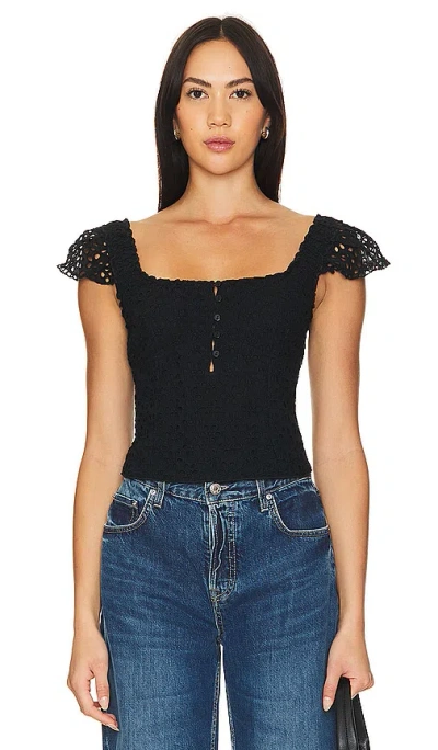 Free People Alma Tank In Black