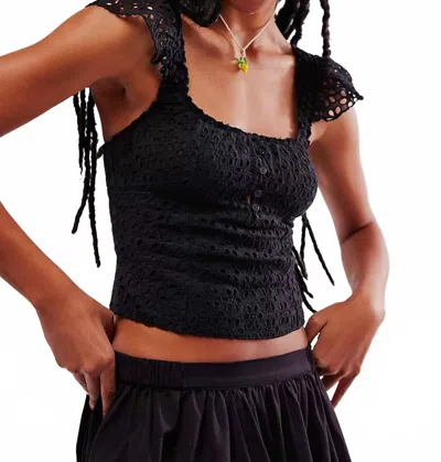 Free People Alma Tank In Black