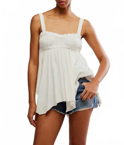 Free People Amaryllis Tank In Ivory In White