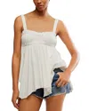 Free People Amaryllis Asymmetric Cotton Camisole