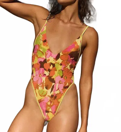 Free People Amber One-piece Swimsuit In Multi