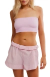 Free People Amelia Bandeau Bra In Pink