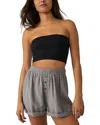 Free People Amelia Bandeau Top In Black