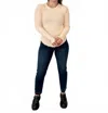 Free People Amelia Long Sleeve Tee In Pale Peach In Neutral