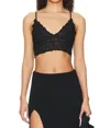 Free People Amina Bralette In Black In Black