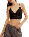 Free People Intimately Fp Amina Longline Bralette In Black