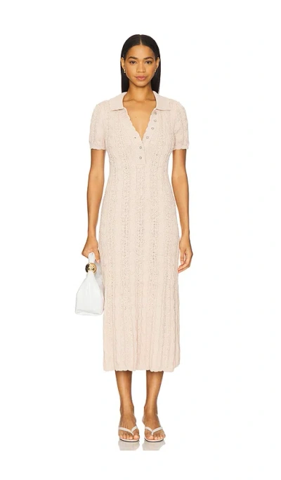 Free People Amory Midi Dress In 海胆色