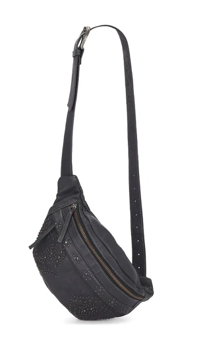 Free People Ana Adorned Sling Bag In Black