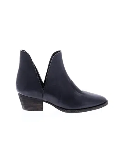 Pre-owned Free People Ankle Boots In Blue