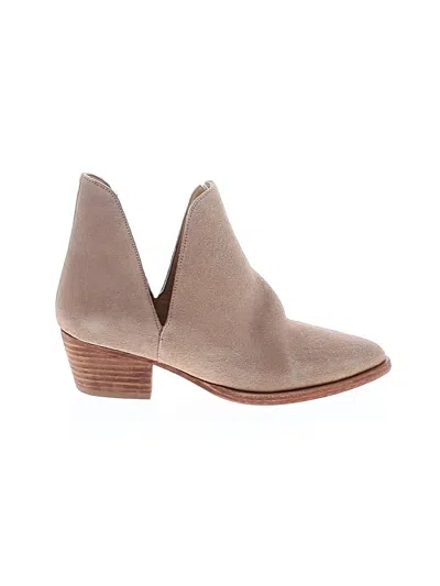 Pre-owned Free People Ankle Boots In Brown