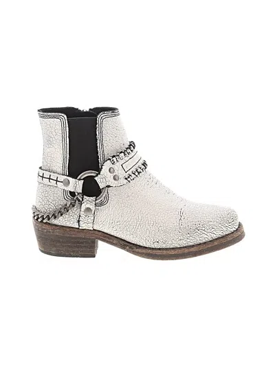 Pre-owned Free People Ankle Boots In White