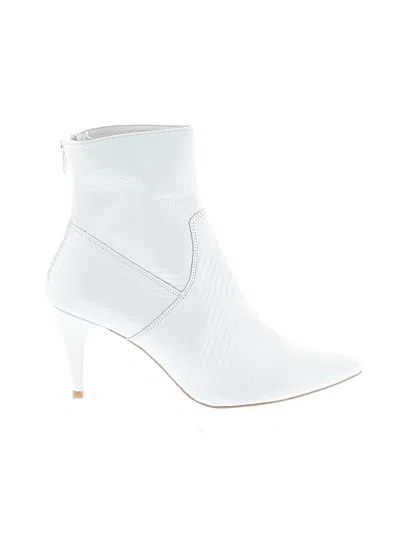 Pre-owned Free People Ankle Boots In White