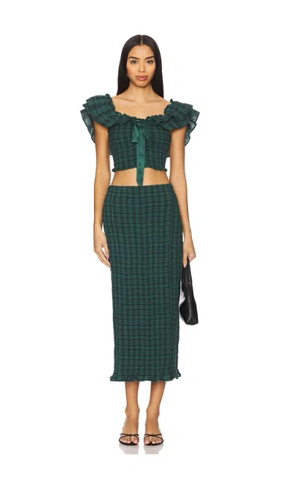 Free People X Revolve Annabeth Set In Rainforest Overdye