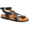 Free People Anya Ankle Strap Toe Loop Sandal