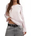 Free People Arabella Blouse In Apple Blossom In White