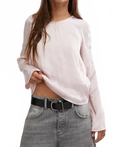 Free People Arabella Blouse In Apple Blossom In White