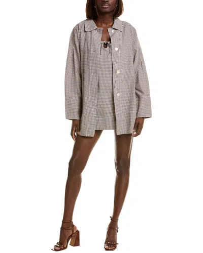Free People Arlo Set Dress In Gray
