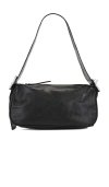 Free People Army Candy Leather Baguette Bag In Black