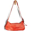 Free People Army Candy Leather Baguette Bag In Red Orange