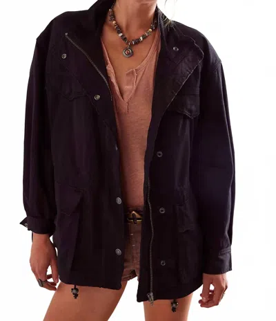 Free People Arya Utility Jacket In Black
