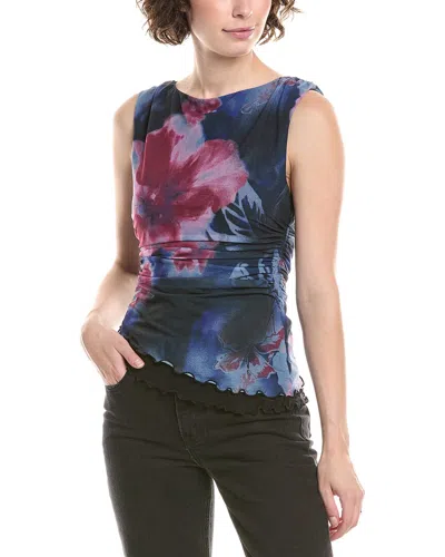 Free People Ash Knit Top In Blue