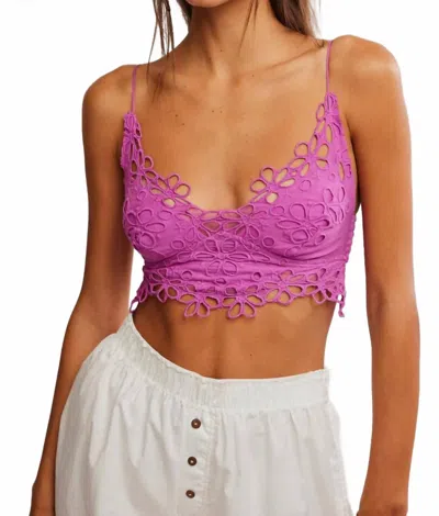 Free People Asteria Bralette In Radiant Orchid In Purple