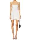 Free People Astrid Polka Dot Mini Dress In Ivory Combo