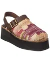 Free People Astrid Platform Slingback In Red