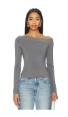 Free People At The After Long Sleeve In Gray