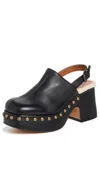 Shop Free People Autumn Studded Platform Clogs Black