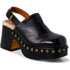 Shop Free People Autumn Studded Slingback Platform Clog In Black