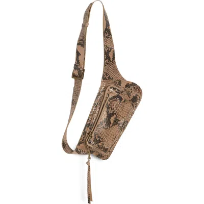 Free People Avalon Leather Sling Bag In Brown