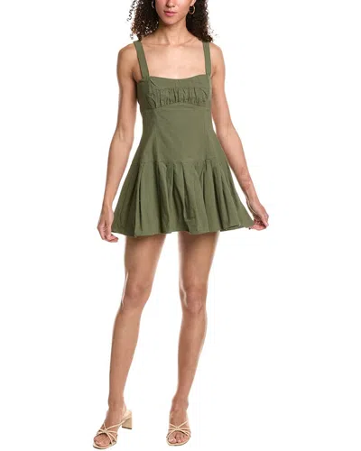 Free People Azasia Mini Dress In Green