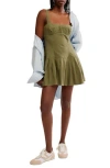 Free People Azasia Minidress In Green