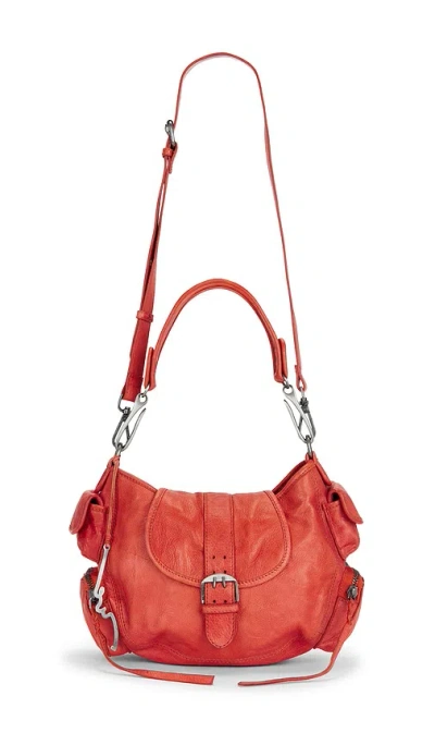 Free People Baby Asher Tote Bag In Rusty Red