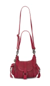 Free People Baby Leigh Hobo Bag In Red