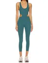 Free People Back It Up Jumpsuit In Blue