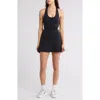 Free People Back It Up Skortsie Dress In Black