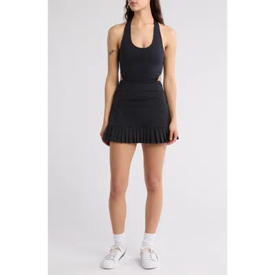 Free People Back It Up Skortsie Dress In Black
