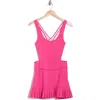 Free People Back It Up Skortsie Dress In Dragonfruit