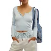 Free People Bail Out Long Sleeve Layer Top In Artic Snow