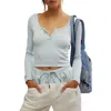 Free People Bail Out Long Sleeve Layer Top In Artic Snow In Artic Snow