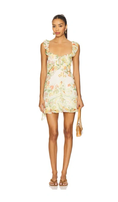 Free People Bali Flora Mini Dress In Multi