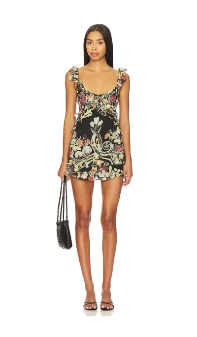 FREE PEOPLE BALI FLORA MINI DRESS