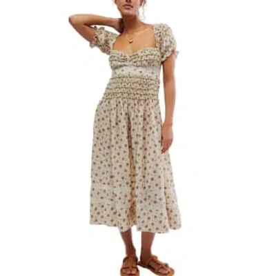 Free People Bali Juniper Dress Ditsy Floral In White