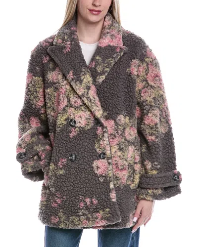 Free People Bali Sweet Attractions Wool-blend Jacket In Gray