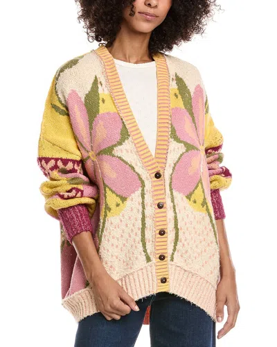FREE PEOPLE FREE PEOPLE BALI TROPICAL GARDEN CARDIGAN