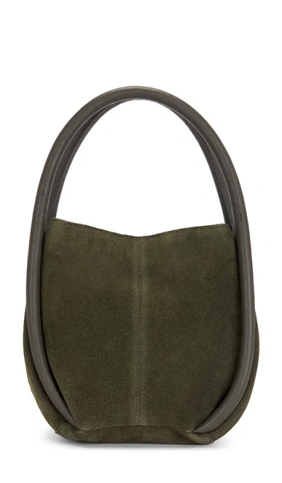 Free People Barlow Bucket Bag In Dark Olive