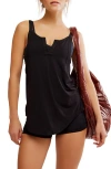 Free People Batter Up Tank In Black Combo