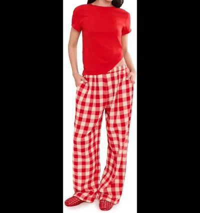 Free People Be Mine Pant In Red